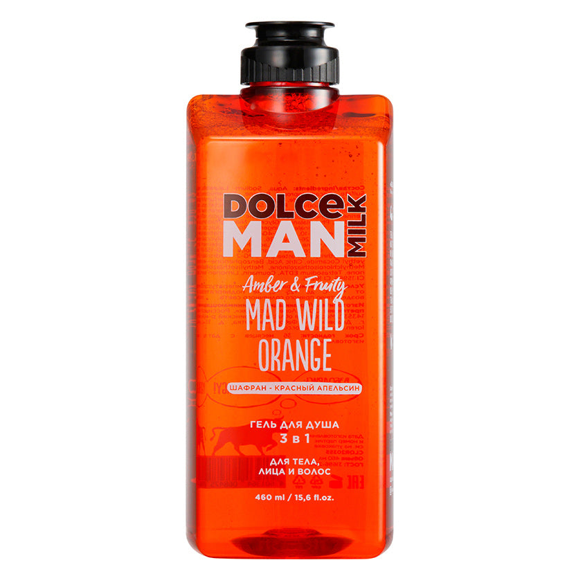 Man Shower Gel 3 in 1 "Mad Wild Orange"