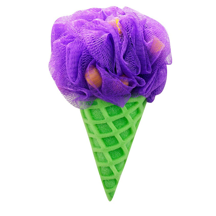 Washcloth "Ice Cream" Green/Purple
