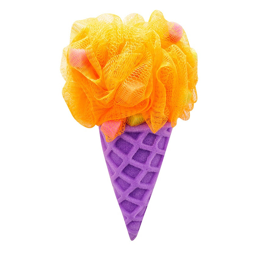 Washcloth "Ice Cream" Purple/Orange