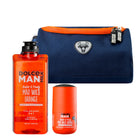 DOLCE MILK Set 221 MAN (shower gel 3in1 Mad Wild Orange + deo Mad Wild Orange) cosmetic bag