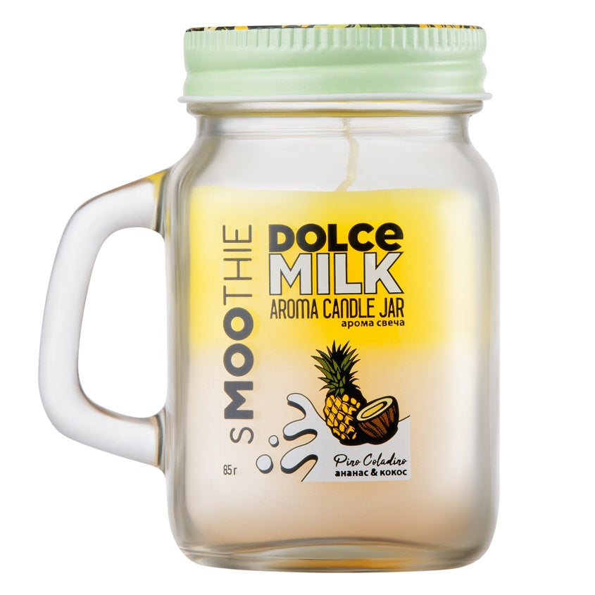 DOLCE MILK Candle Smoothie  PINO COLADINO pineapple&coconut, 85 g – شراء أونلاين