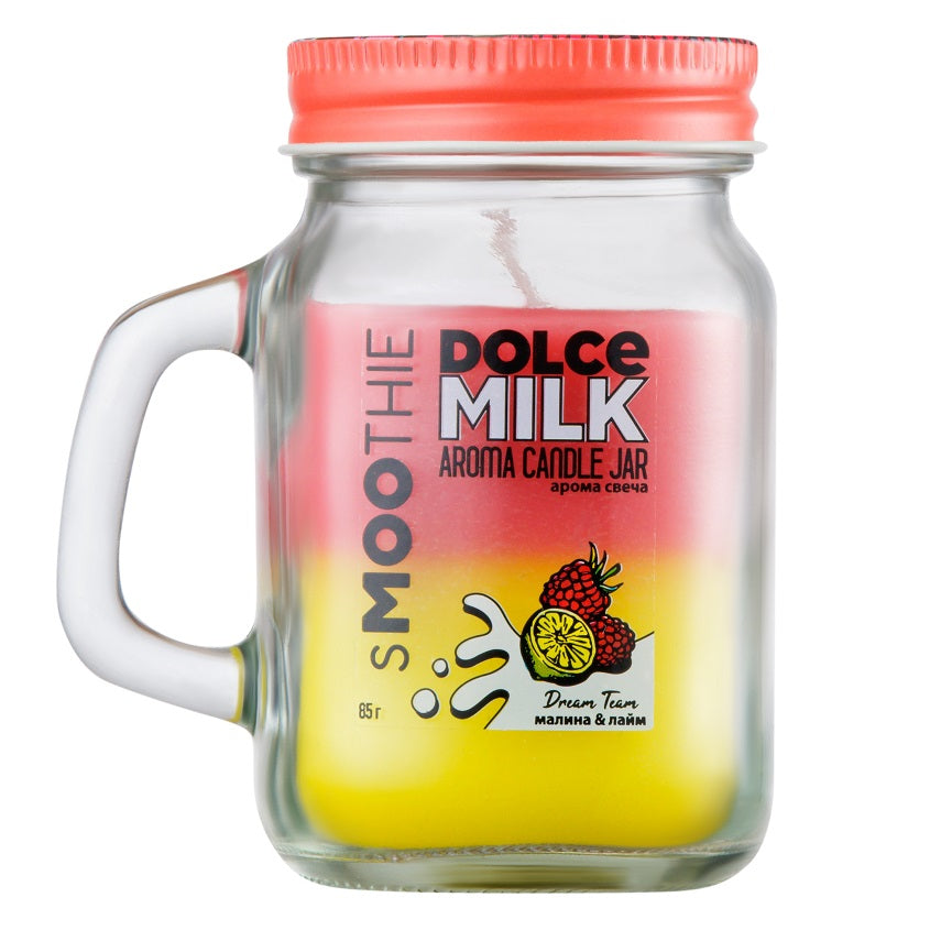 DOLCE MILK Candle Smoothie  DREAM TEAM raspbery&lime, 85 g – buy online