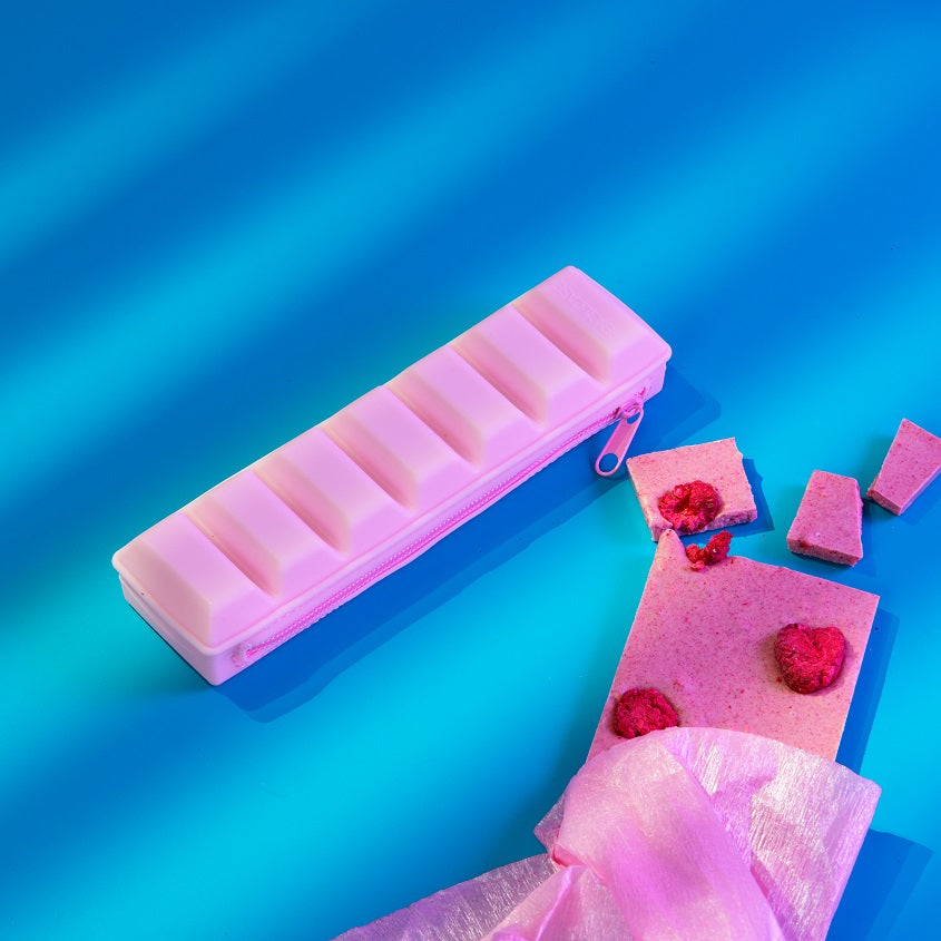 Pencil Case "Chocolate Bar" Pink