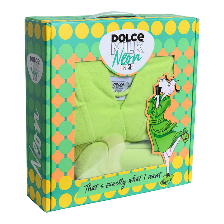GWP September 1000+ Set 231 (slippers green neon + bathrobe) box