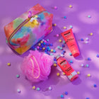 DOLCE MILK Set 243 (s.g.100ml + h.c.75ml Merry Miss Wild Strawberry + sponge pink)cosm.bag – free delivery