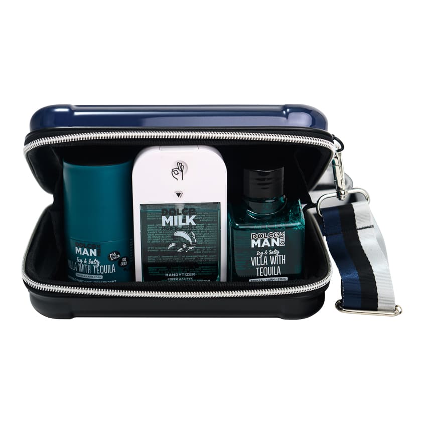 DOLCE MILK Set 262 MAN (handytizer 45ml + s.g.3in1 100ml + deo 50ml Villa Tequila)travel bag – شراء أونلاين