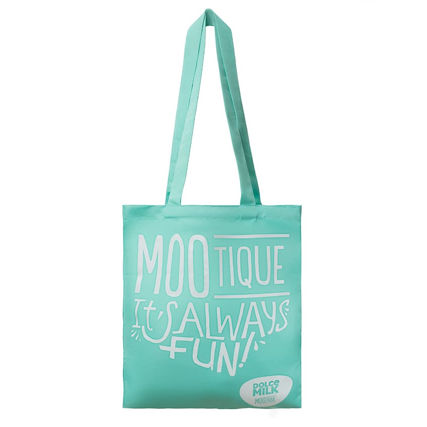 DOLCE MILK Fabric bag DM 40x35 sm, neon blue Fun