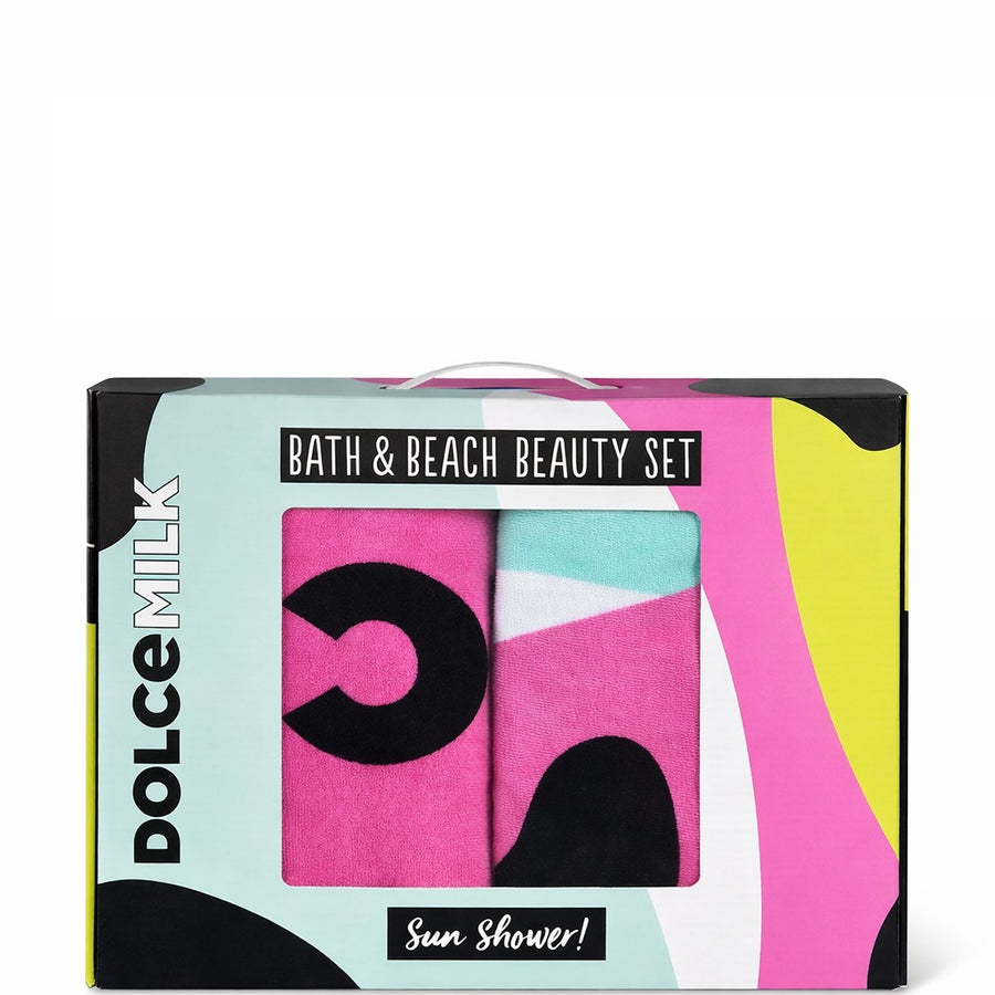 DOLCE MILK Set 274(bathrobe + towel  spots pink/blure)box – buy online