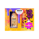 DOLCE MILK Set 303 (gliter glass orange+bath salt Sunny Garden 400ml) – online store