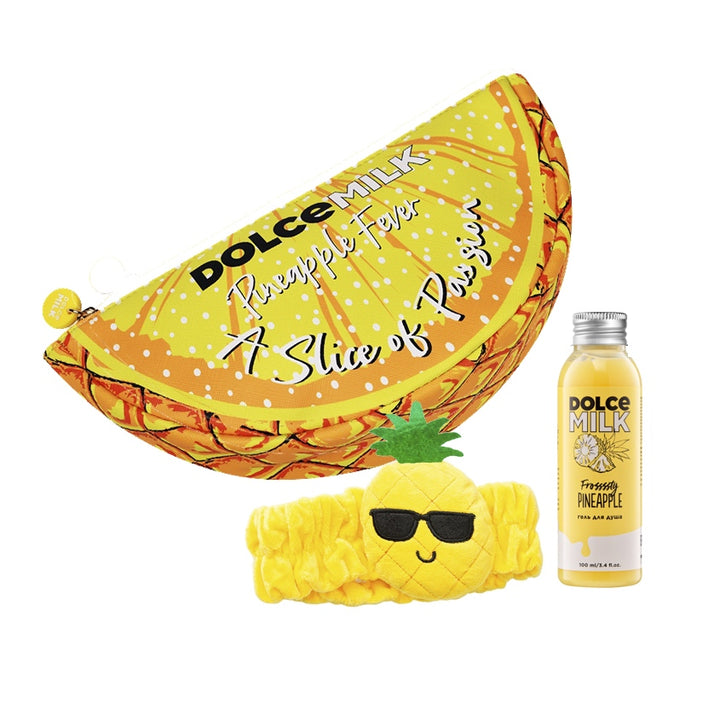 Skin care Set 307 (shower gel Pineapple 100ml+hairband Pineapple)