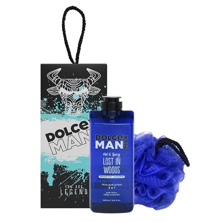 Set 317 MAN (shower gel 3in1 Lost In Woods+sponge)