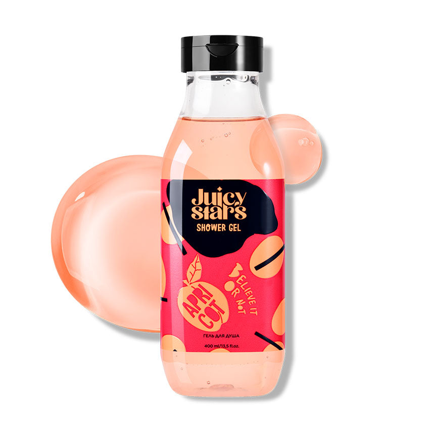 JUICY STARS Shower gel «BELIEVE IT OR NOT APRICOT»