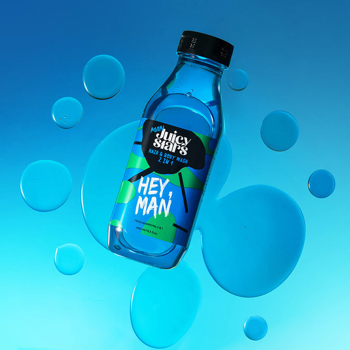 Hair & body wash 2 in 1 «HEY, MAN»