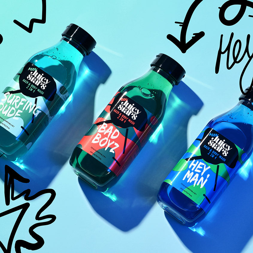 Hair & body wash 2 in 1 «HEY, MAN»