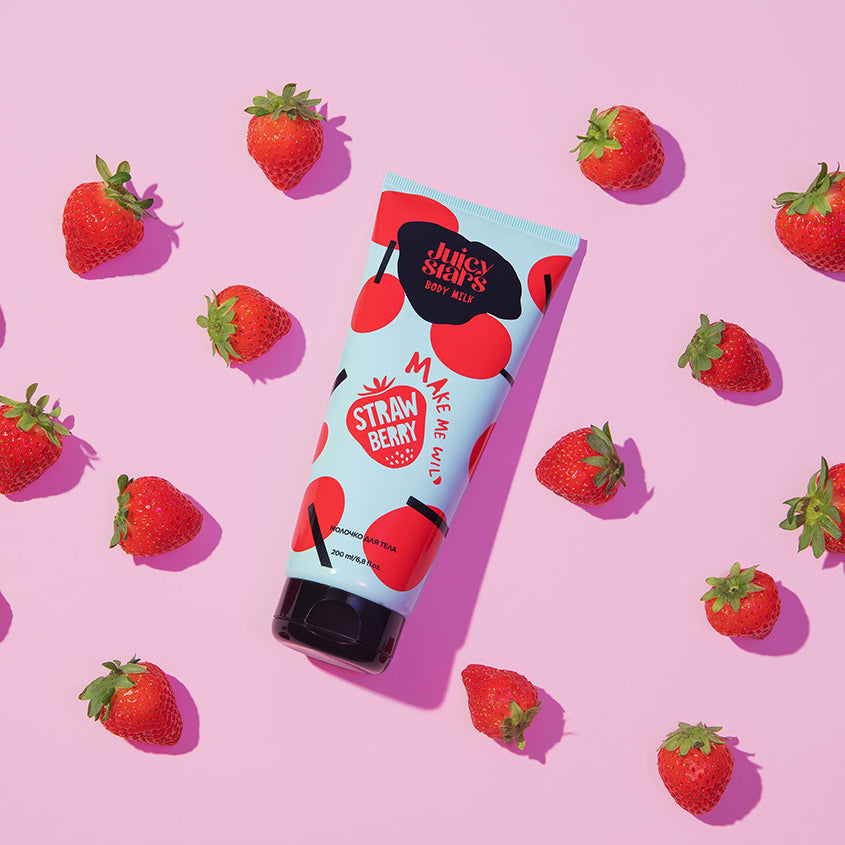 JUICY STARS Body milk «MAKE ME WILD STRAWBERRY» – متجر إلكتروني