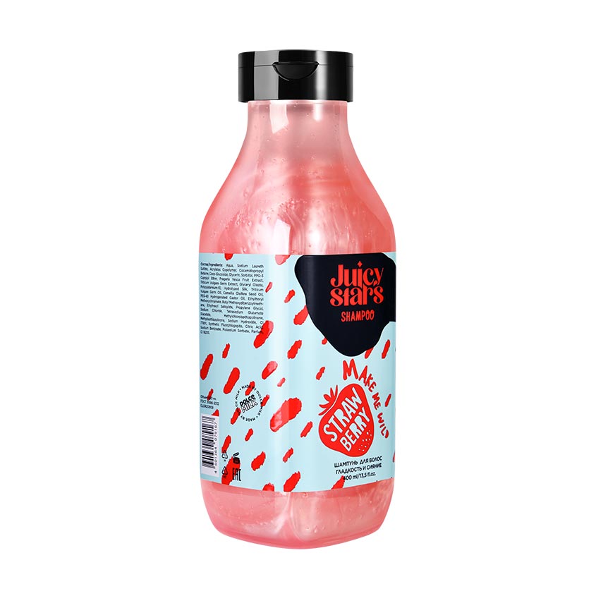 JUICY STARS Shampoo smooth and shiny «MAKE ME WILD STRAWBERRY»