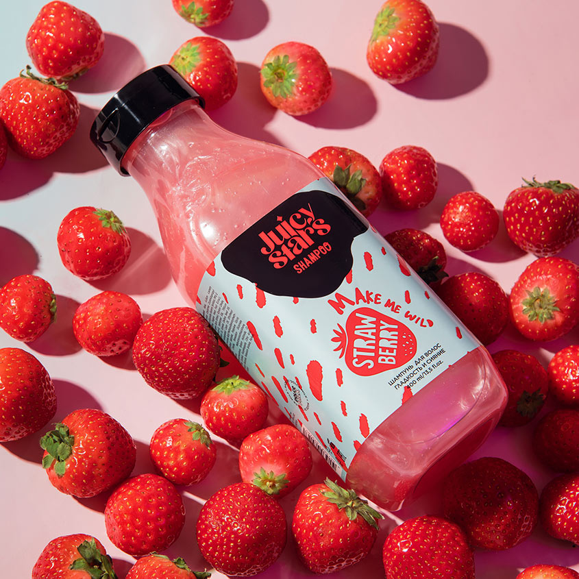 JUICY STARS Shampoo smooth and shiny «MAKE ME WILD STRAWBERRY» – متجر إلكتروني