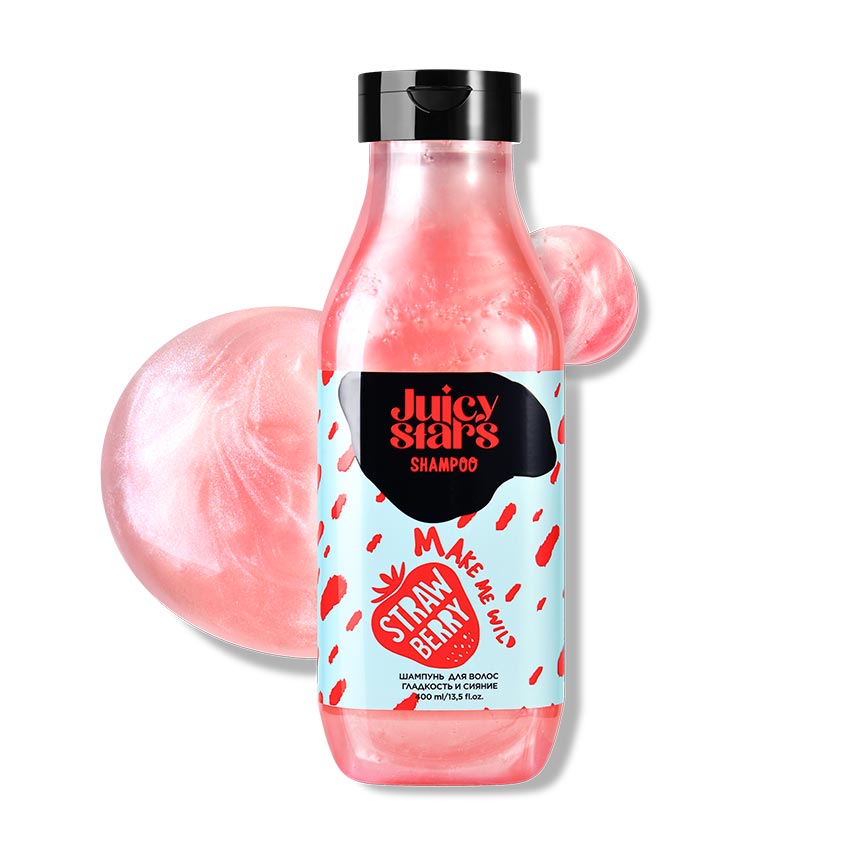 JUICY STARS Shampoo smooth and shiny «MAKE ME WILD STRAWBERRY» – توصيل مجاني