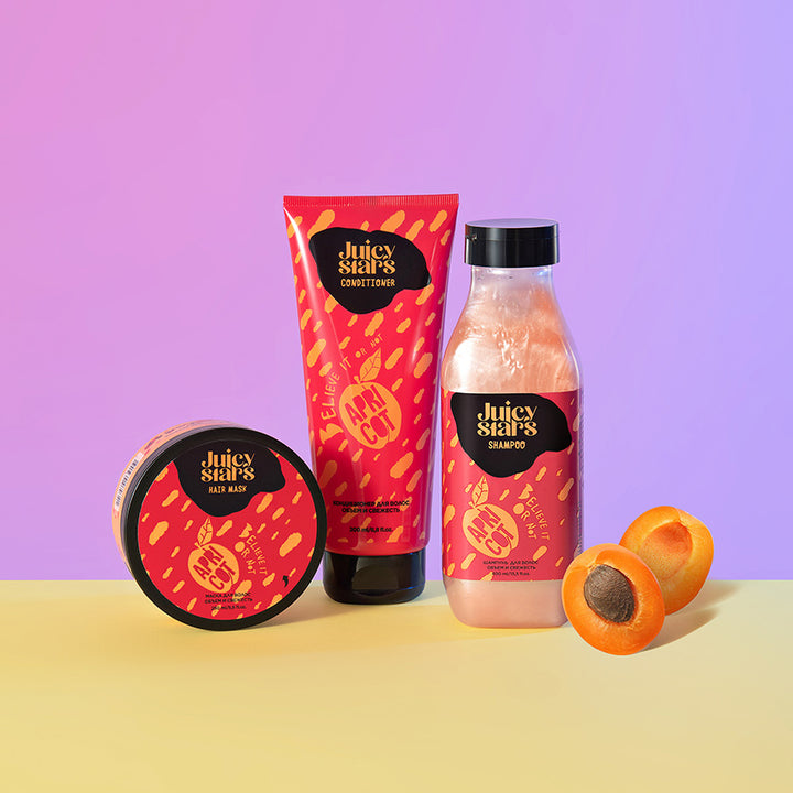Hair mask volume and freshness «BELIEVE IT OR NOT APRICOT»