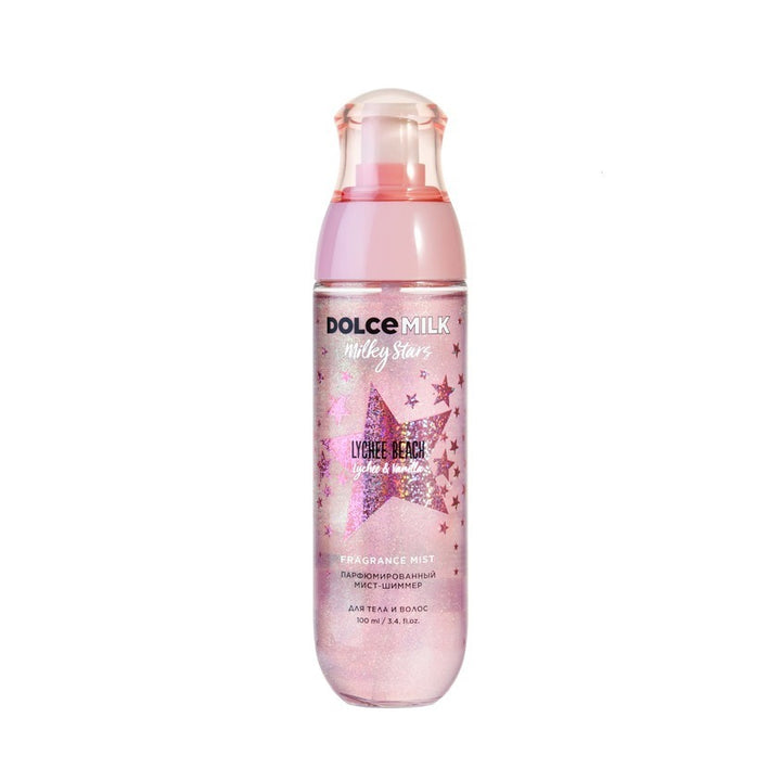 Fragrance body and hair mist  Milky stars «LYCHEE BEACH», 100 ml