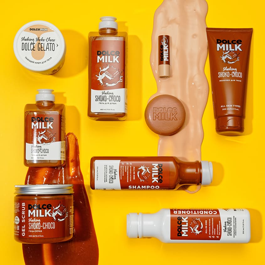 DOLCE MILK Nutrition and recovery conditioner Shaking shoko-choco 350 ml