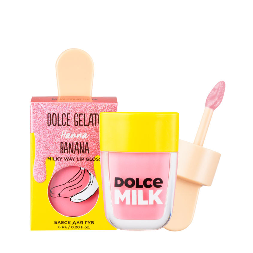 DOLCE MILK Lip gloss Hanna Banana 6 ml – free delivery