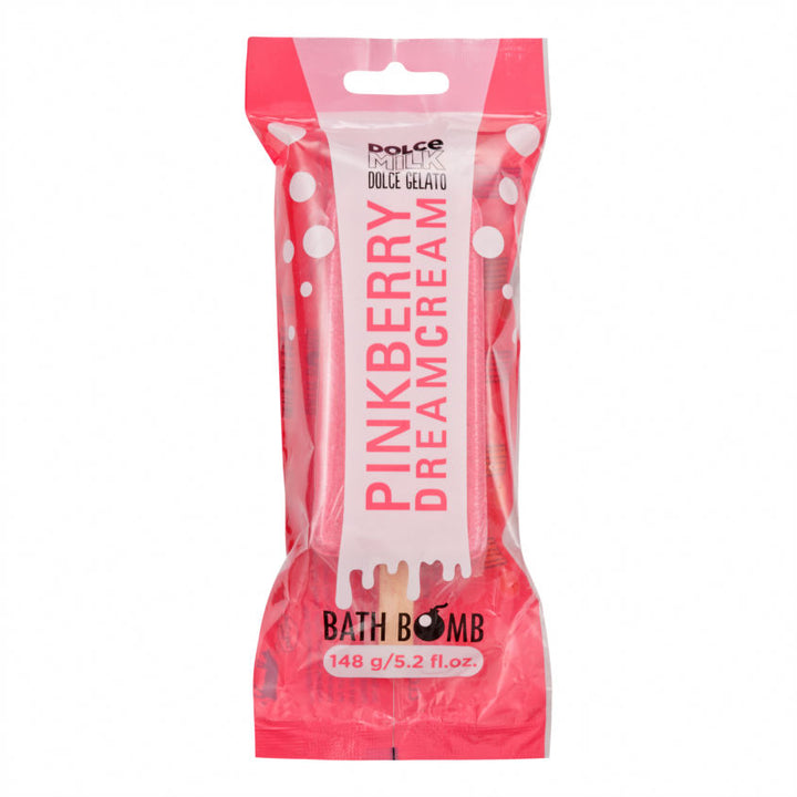 Bath Bomb Bubbling Popsicle "Pinkberry Dream Cream"