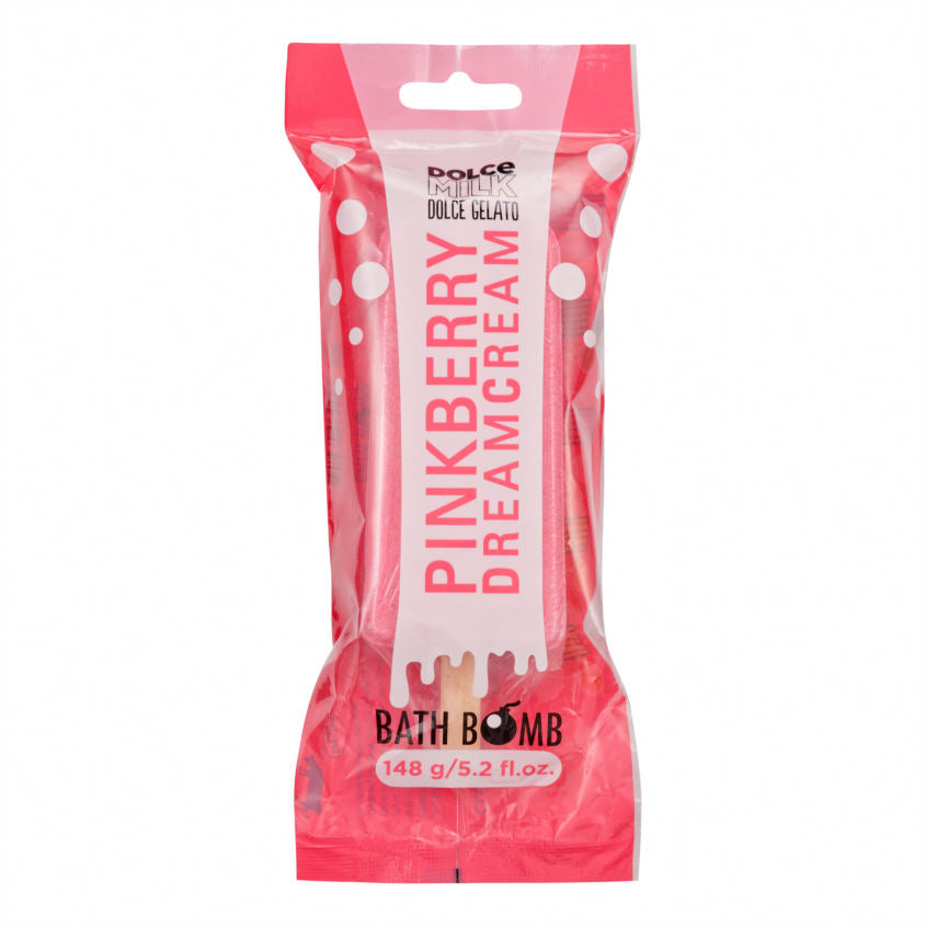 Bath Bomb Bubbling Popsicle "Pinkberry Dream Cream"