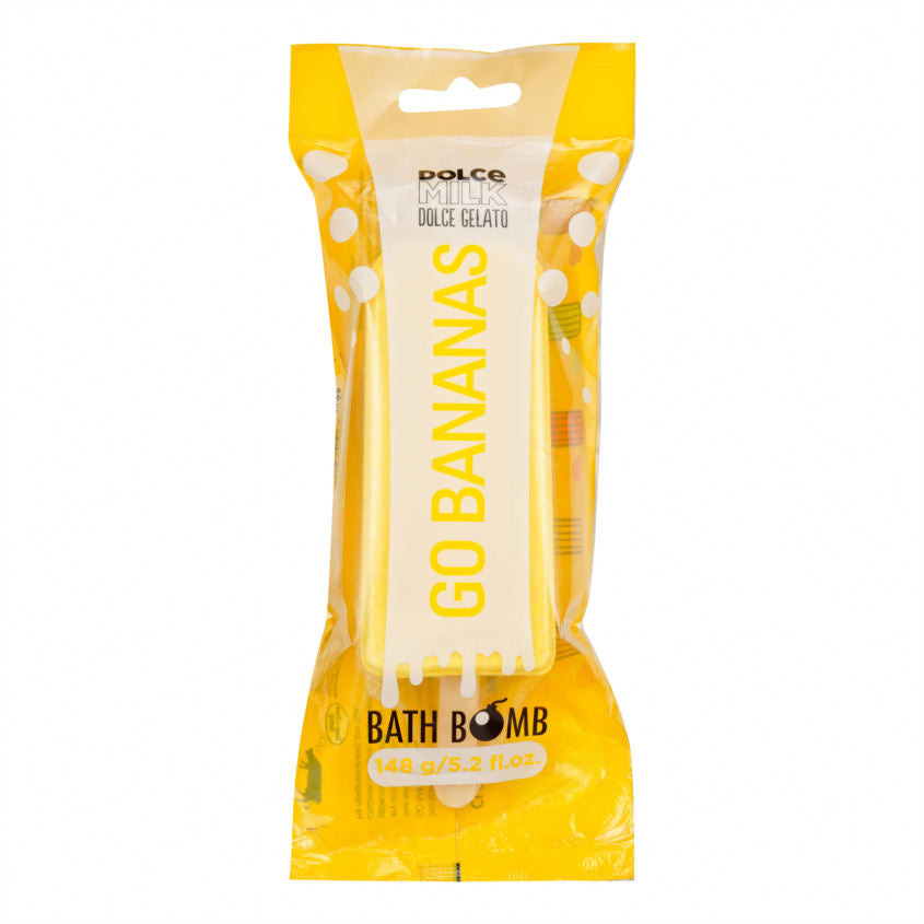 Bath Bomb Bubbling Popsicle "Go Bananas"