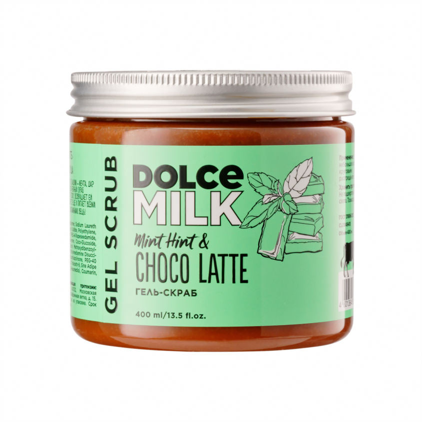 DOLCE MILK Shower gel scrub <Mint Hint & Choco-Latte> 400 ml – buy online
