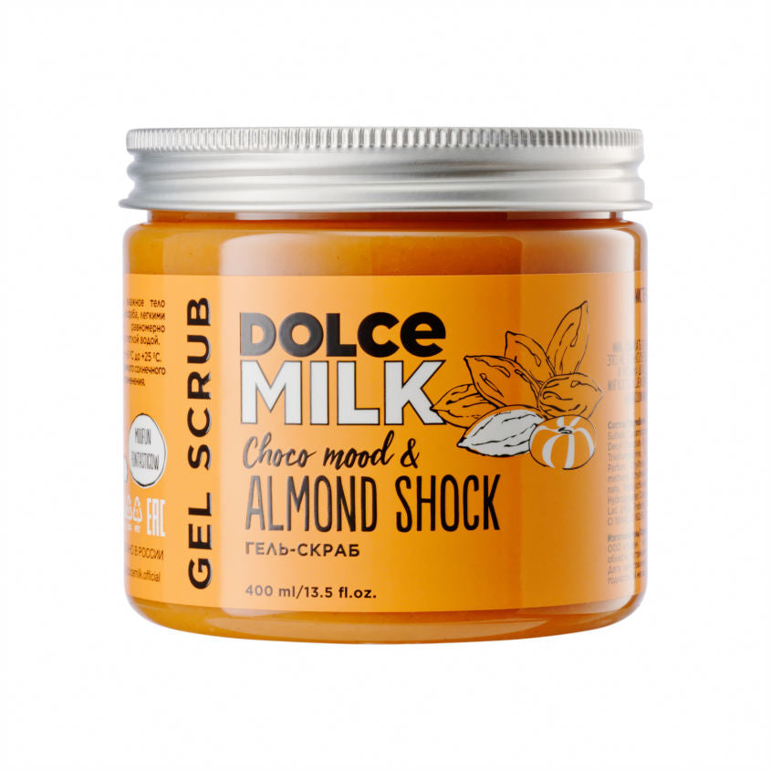 DOLCE MILK Shower gel scrub <Choco mood & Almond Shock> 400 ml – online store