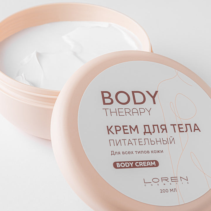 Nourishing body cream for all skin types BODY THERAPY, 200 ml