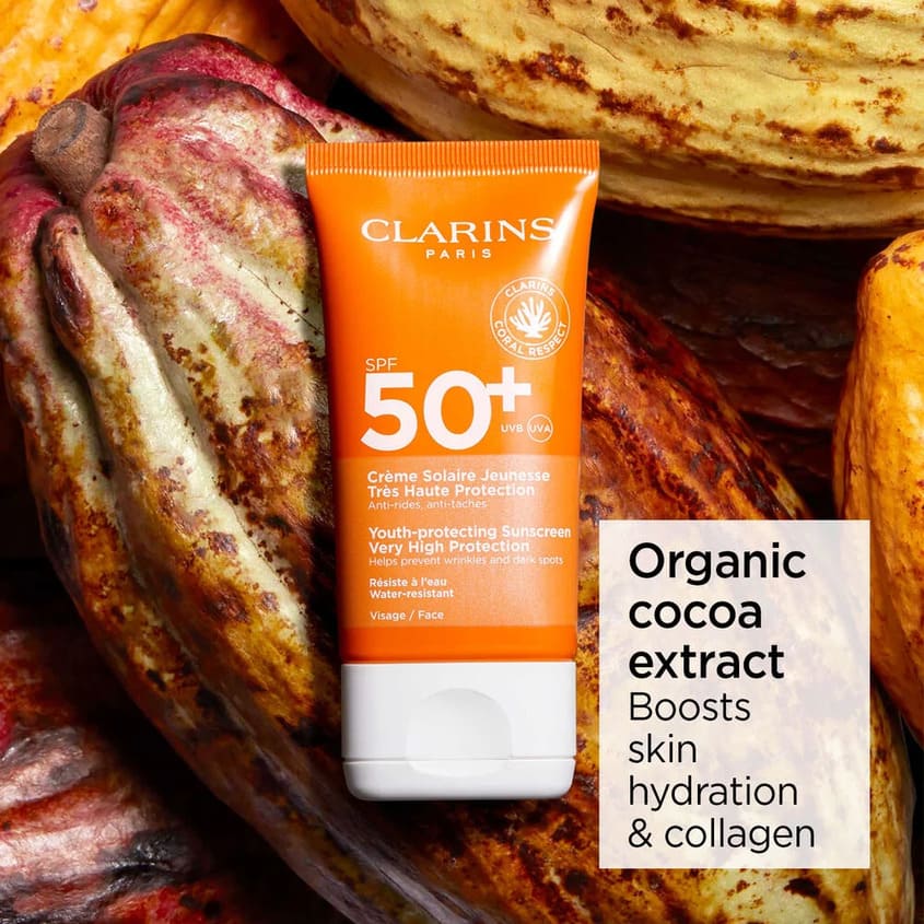 CLARINS SUN FACE CR SPF50+ RET 50ML – توصيل مجاني