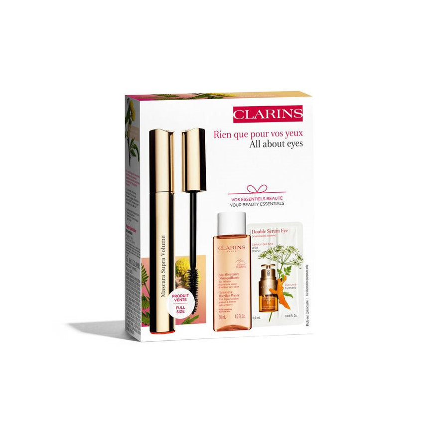 CLARINS SUPRA VOLUME SET (MASCARA + MICELLAR WATER 50 ML) – متجر إلكتروني