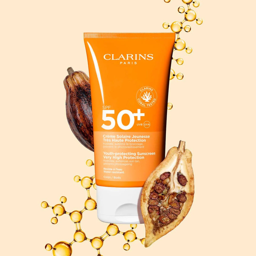 CLARINS SUNSCREEN BODY CREAM SPF50+, 150 ML – شراء أونلاين