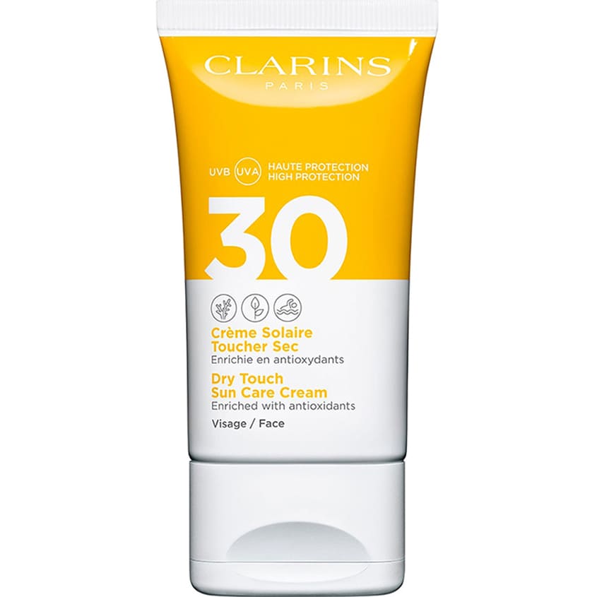 CLARINS SPF 30 CREME SOLAIRE TOUCHER SEC VISAGE 50ML