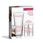 CLARINS SET(BODY LOTION 200ML+BODY SCRUB FOR SMOOTH SKIN 30ML+HAND AND NAIL TREATMENT CREAM 30ML)