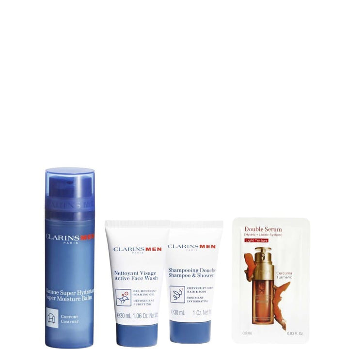 The Big Beauty Drop: Up to 50% Off SET(MEN BALM 50ML+FACE WASH FOAM. GEL 30ML+SHAMPOO-SHOWER HAIR-BODY 30ML+DOUBLE SERUM EYE 0.9ML)