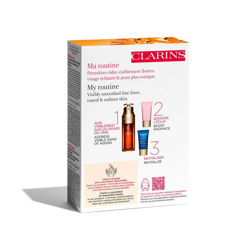 CLARINS DOUBLE SERUM AND MULTI-ACTIVE AGE-DEFYING SET – online store