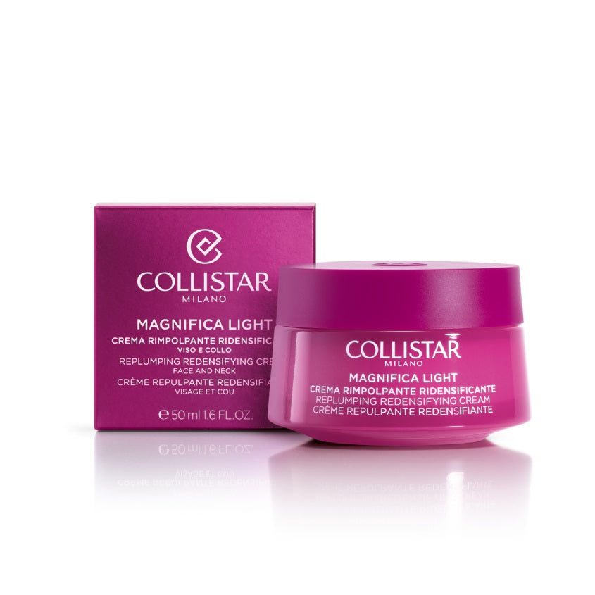 Replenishing Face and Neck Cream with Filler Effect, Light