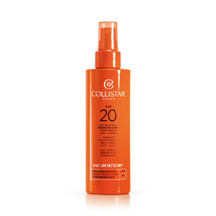 COLLISTAR TANNING MOISTURIZING MILK SPRAY FACE-BODY SPF 20 200ML