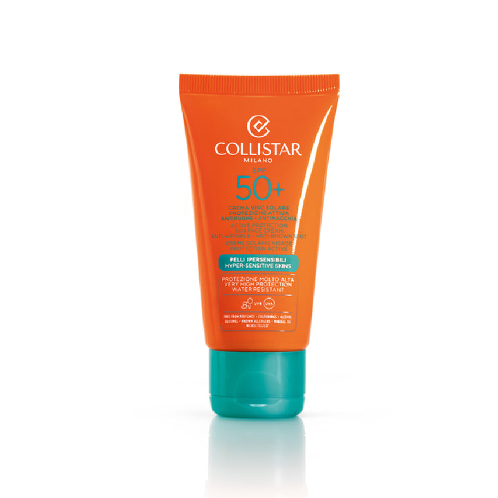 Sunscreen HYPER-SENSITIVE SKINS ACTIVE PROTECTION SUN FACE CREAM SPF50+ 50 ML