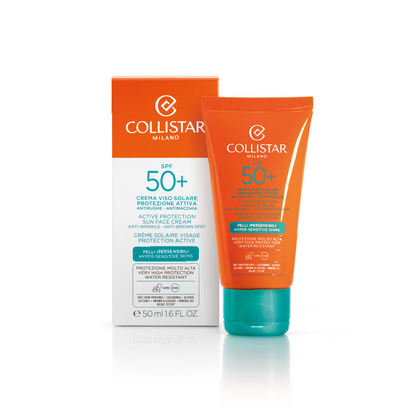 COLLISTAR HYPER-SENSITIVE SKINS ACTIVE PROTECTION SUN FACE CREAM SPF50+ 50 ML – متجر إلكتروني