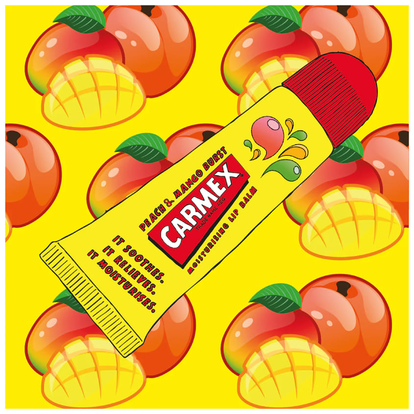 Moisturizing Lip Balm Peach & Mango Burst