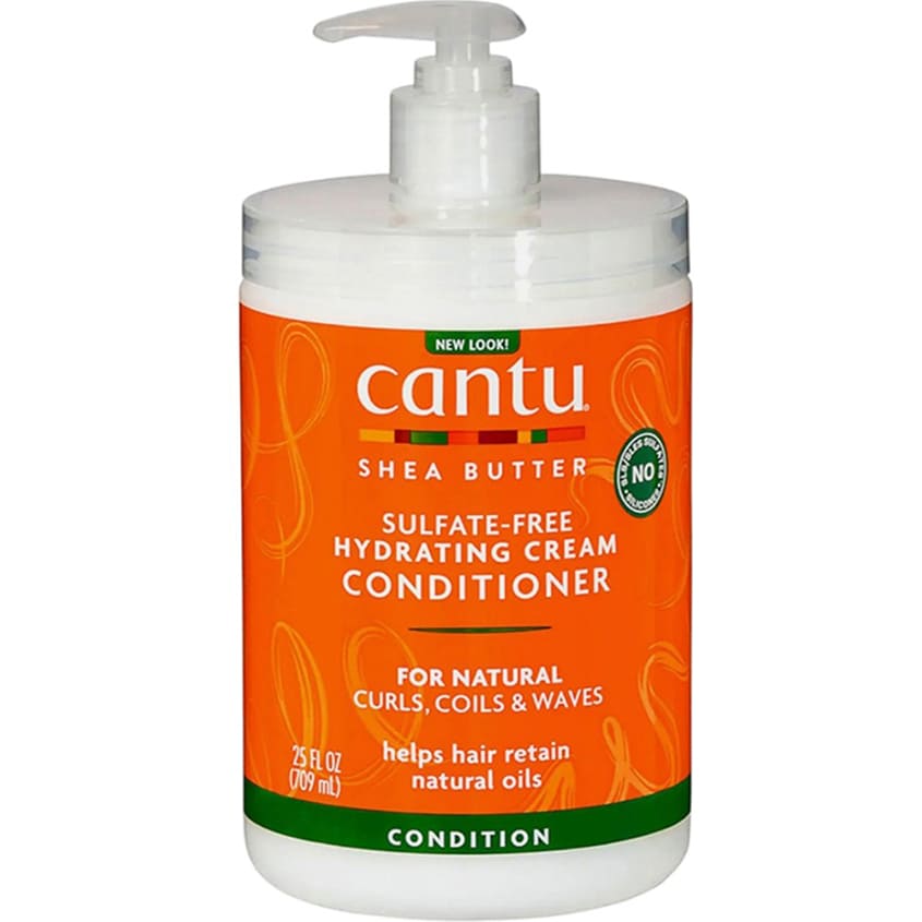 CANTU SHEA BUTTER FOR NATURAL HAIR HYDRATING CREAM CONDITIONER – SALON SIZE 25 OZ