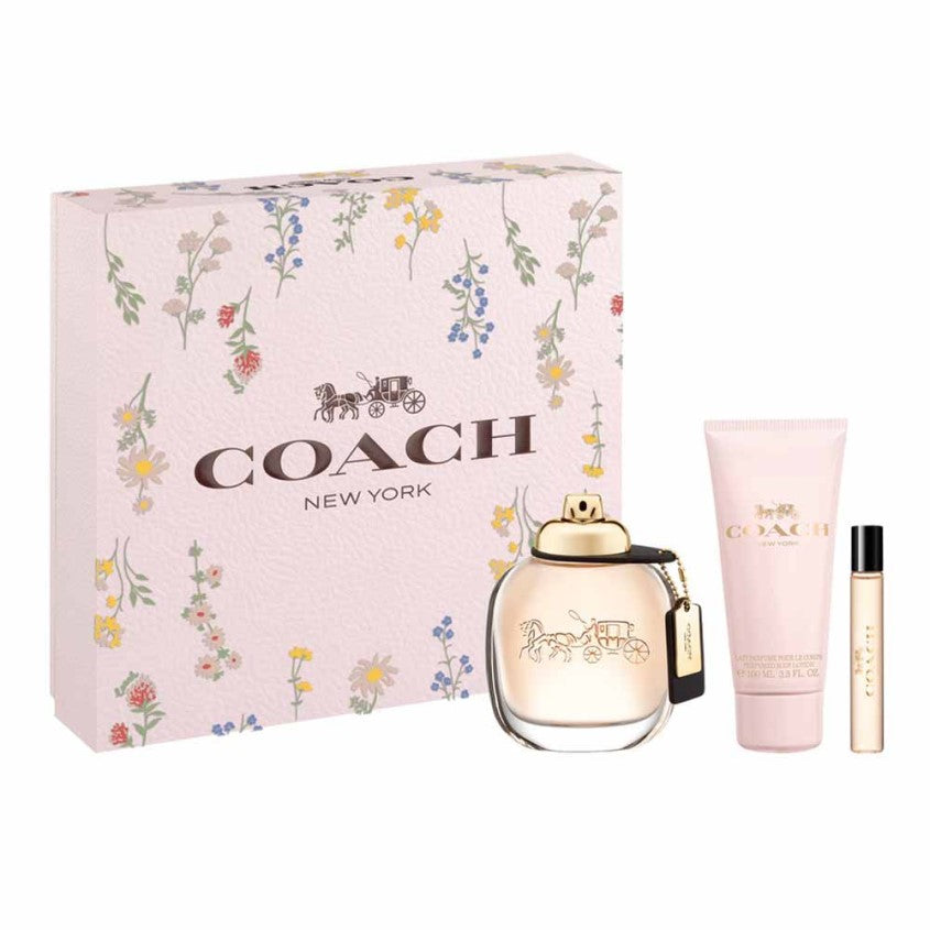 COACH SET WOMAN S1.23 (EDP 90ML+EDP 7.5ML+BL 100ML)