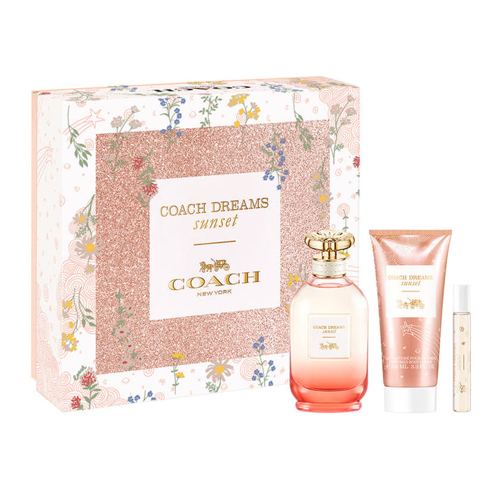 Gifts for her DREAMS SUNSET SET (EDP 90ML + TRAVEL 7,5ML + BL 100ML)