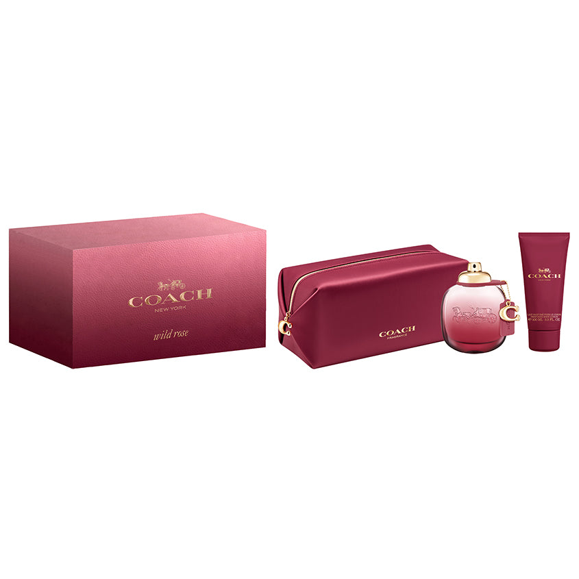 COACH WILD ROSE SET ‘S1 24(EDP 90ML+BL 100ML+POUCH)