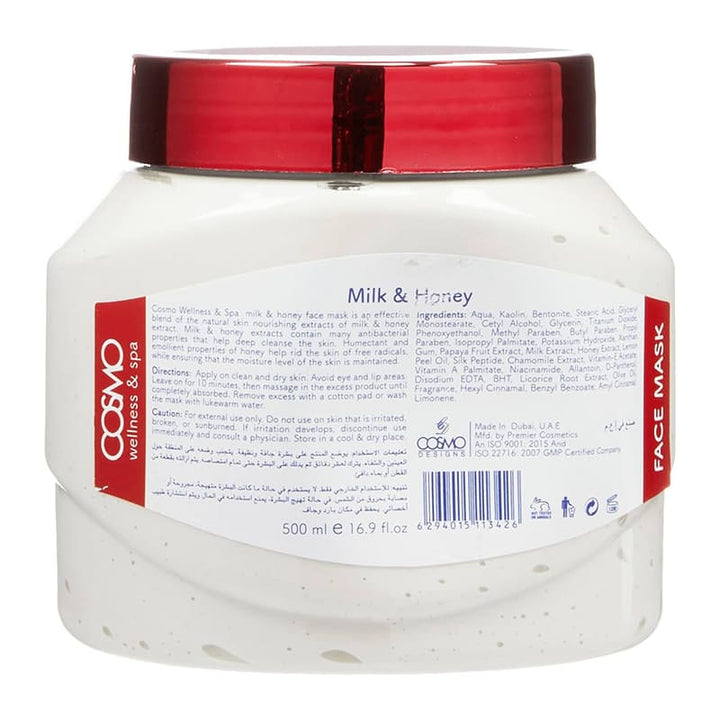COSMO MILK & HONEY FACE & MASK 500ML