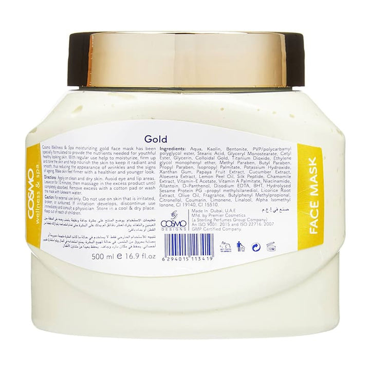 COSMO GOLD FACE MASK 500ML